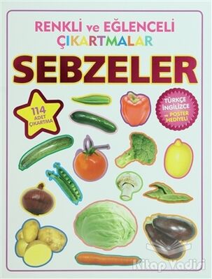 Renkli ve Eğlenceli Çıkartmalar - Sebzeler (Vegetables) - 1