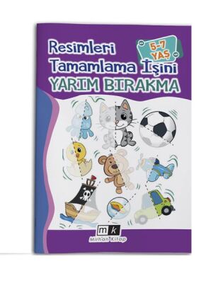 Resimleri Tamamla İşini Yarım Bırakma 5-7 Yaş - 1