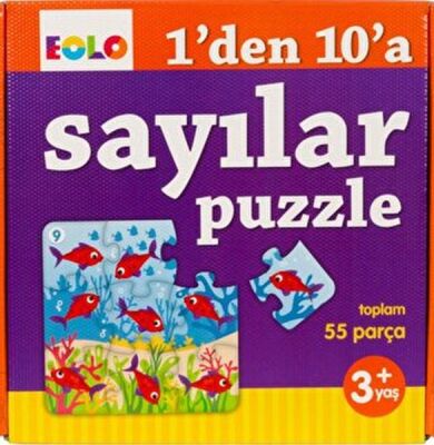 Sayı Puzzle-1'den 10'a Sayılar Puzzle - 1