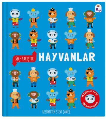 Seç – Karıştır : Hayvanlar (15 Eğlenceli Parça, 120 Farklı Seçenek) - 1