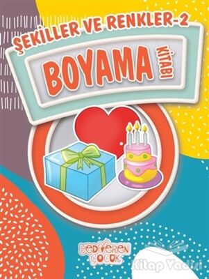 Şekiller ve Renkler 2 Boyama Kitabı - 1