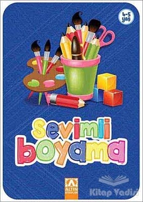 Sevimli Boyama (Lacivert) - Altın Kitaplar Yayınevi