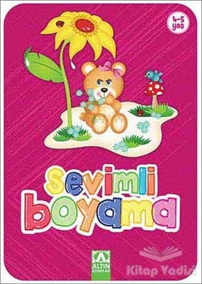 Sevimli Boyama (Pembe) - Altın Kitaplar Yayınevi