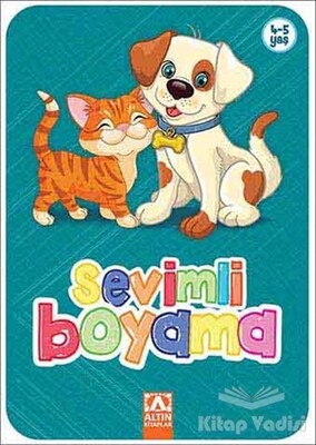 Sevimli Boyama (Turkuaz) - Altın Kitaplar Yayınevi