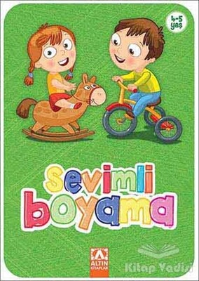 Sevimli Boyama (Yeşil) - Altın Kitaplar Yayınevi