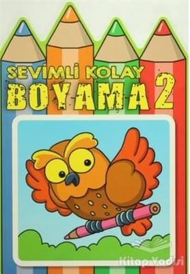 Sevimli Kolay Boyama 2 - Parıltı Yayınları