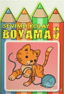 Sevimli Kolay Boyama 3 - Parıltı Yayınları