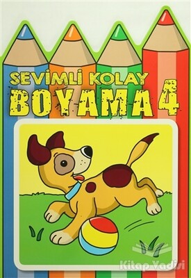 Sevimli Kolay Boyama 4 - Parıltı Yayınları