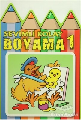 Sevimli Kolay Boyama 1 - Parıltı Yayınları