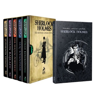 Sherlock Holmes Bütün Hikayeler Seti (Sherlock Holmes Defteri Hediyeli) - Ren Kitap