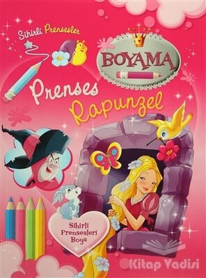 Sihirli Prensesler Boyama - Prenses Rapunzel - 1