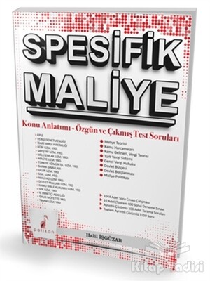 Spesifik Maliye - Pelikan Yayıncılık