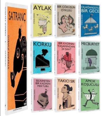 Stefan Zweig Seti - 10 Kitap Takım - İndigo Kitap