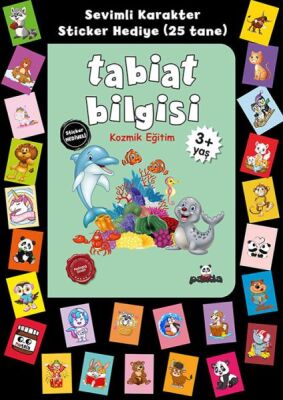 Stickerlı 3+ Yaş Tabiat Bilgisi (Kozmik Eğitim) - 1