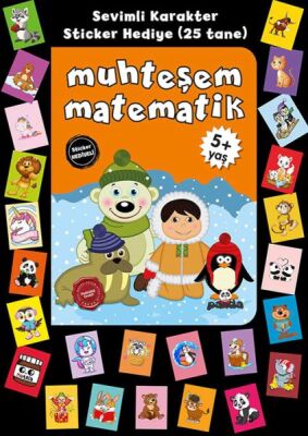 Stickerlı 5+ Yaş Muhteşem Matematik - 1