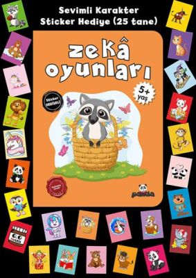 Stickerlı 5+ Yaş Zekâ Oyunları - 1