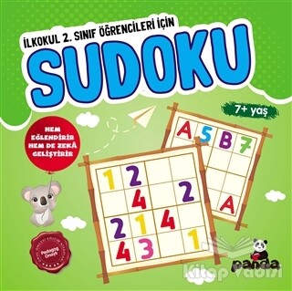 Sudoku 7+ Yaş - İlkokul 2. Sınıf Öğrencileri İçin - Beyaz Panda Yayınları