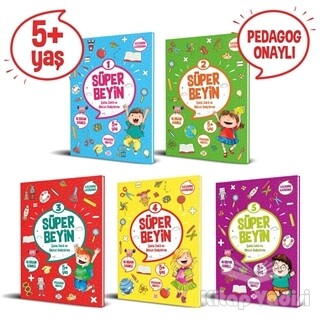 Süper Beyin Serisi (5+ Yaş) (5 Kitap Takım) - Dokuz Yayınları