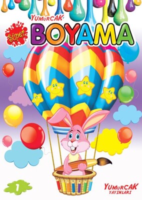 Süper Boyama (8 Kitap Takım) - Yumurcak Yayınları