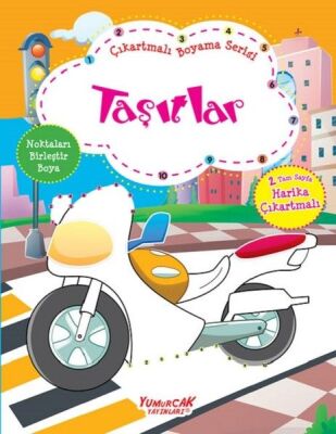 Taşıtlar-Çıkartmalı Boyama Serisi - 1