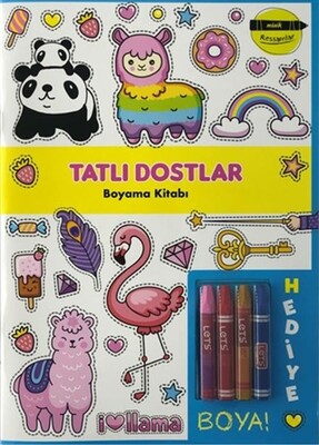 Tatlı Dostlar Boyama Kitabı - Minik Ressamlar - Doğan Egmont