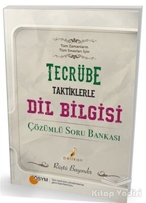 Tecrübe Taktiklerle Dil Bilgisi Çözümlü Soru Bankası - 1