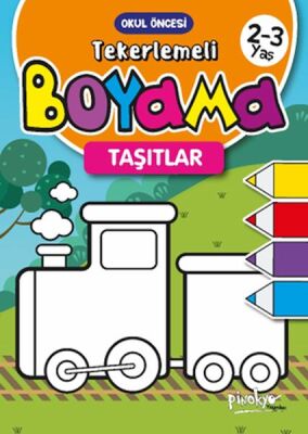 Tekerlemeli Boyama Taşıtlar 2-3 Yaş - 1