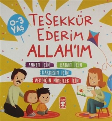 Teşekkür Ederim Allah'ım (4 Kitap Takım) - Timaş Çocuk