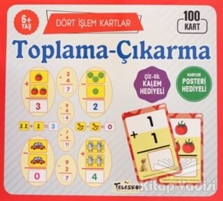 Toplama-Çıkarma / Dört İşlem Kartlar 6+ Yaş - Teleskop