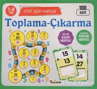 Toplama-Çıkarma / Dört İşlem Kartlar 7-8 Yaş - Teleskop