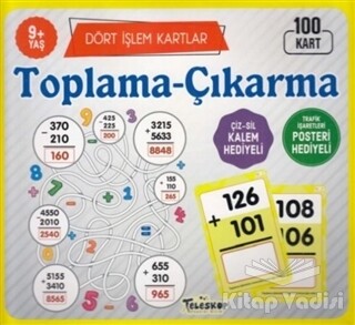 Toplama-Çıkarma / Dört İşlem Kartlar 9+ Yaş - Teleskop