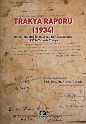 Trakya Raporu 1934 - Kaynak (Analiz) Yayınları