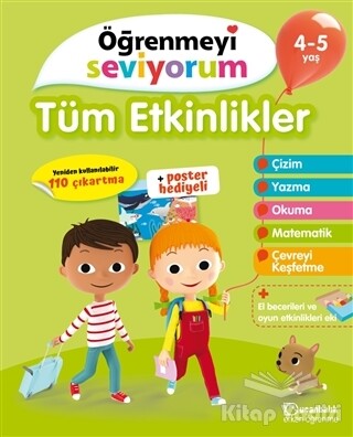 Tüm Etkinlikler - Öğrenmeyi Seviyorum 4-5 Yaş - Uçanbalık Yayınları