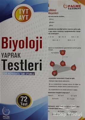 TYT AYT Biyoloji Yaprak Testleri - Palme Yayıncılık