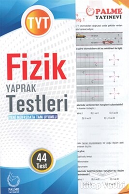 TYT Fizik Yaprak Testleri - Palme Yayıncılık