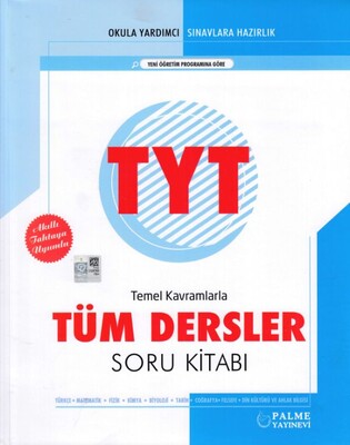 TYT Tüm Dersler Soru Kitabı - Palme Yayıncılık