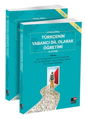 Uygulamalı Türkçenin Yabancı Dil Olarak Öğretimi El Kitabı (1-2 Cilt) - Kesit Yayınları