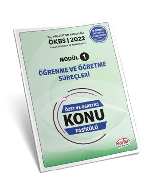 Uzman Ve Başöğretmen Modül 1 Öğrenme Ve Öğretme Süreçleri Özet Ve Konu Fasikülü - Editör Yayınları