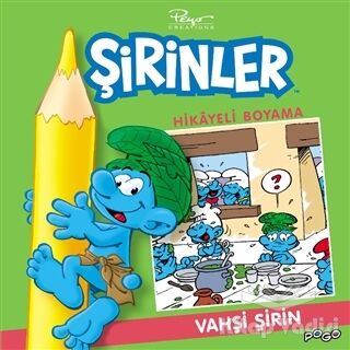 Vahşi Şirin Hikayeli Boyama - Şirinler - 1