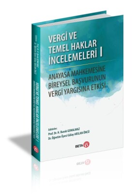 Vergi ve Temel Haklar İncelemeleri 1 - Beta Basım Yayım