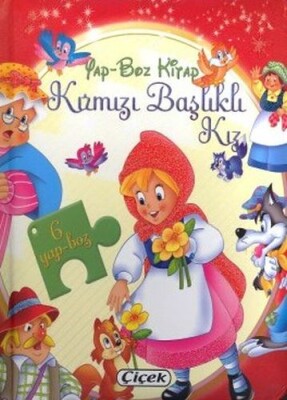 Yap-Boz Kitap - Kırmızı Başlıklı Kız - Çiçek Yayıncılık