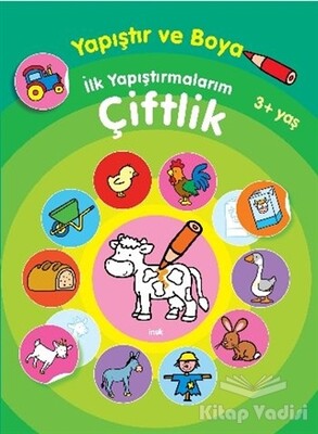 Yapıştır ve Boya İlk Yapıştırmalarım - Çiftlik - Parıltı Yayınları