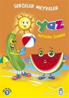 Yaz Boyama Zamanı - Sebzeler Meyveler - 1