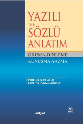 Yazılı ve Sözlü Anlatım - 1