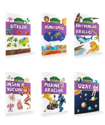 Yeni Başlayanlar için Fen Bilimleri Seti (6 Kitap) - Damla Yayınevi