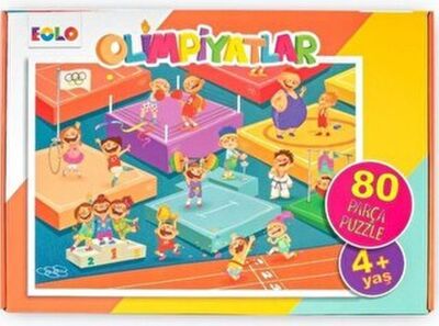 Yer Puzzle-80 Parça Puzzle - Olimpiyatlar - 1