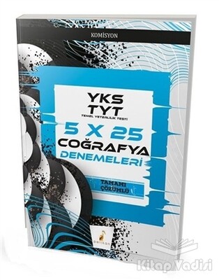 YKS TYT 2019 5X25 Coğrafya Denemeleri - Pelikan Yayıncılık