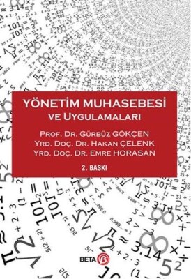 Yönetim Muhasebesi ve Uygulamaları - Beta Basım Yayım