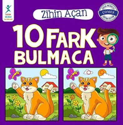 Zihin Açan 10 Fark Bulmaca - Çocuk Gelişim Yayınları